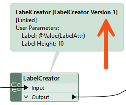 Viewing transformer version in Attached Annotation